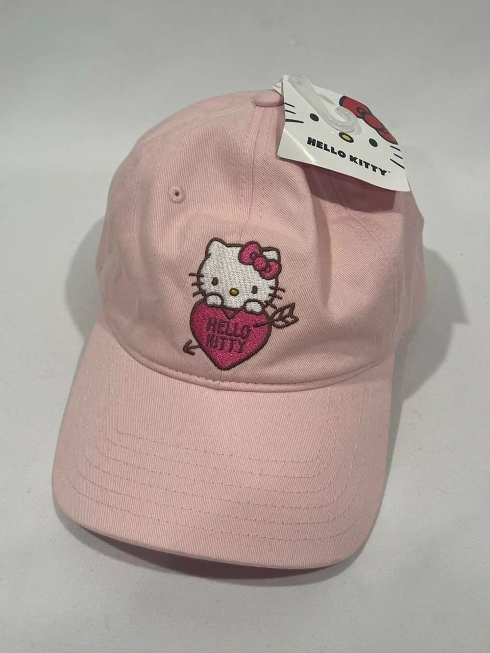 Hello Kitty pink baseball cap